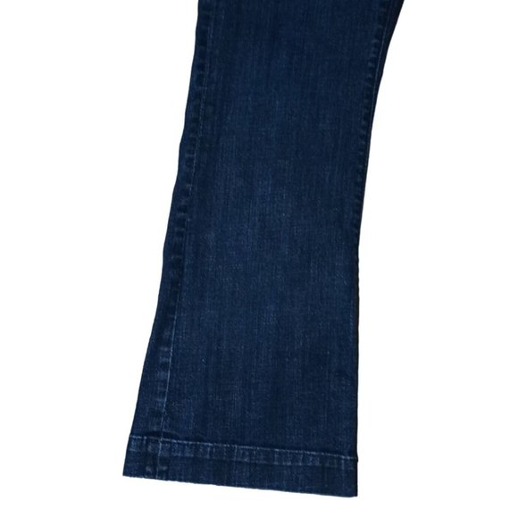 Banana Republic Jeans Limited Edition Womens Size 8 S Boot Cut Dark Denim Short - Picture 3 of 15